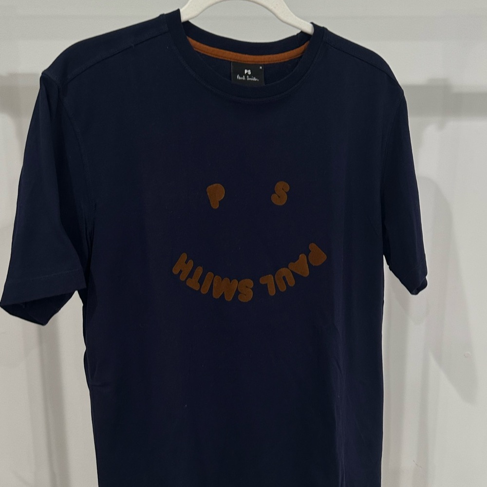Paul Smith Navy Smiley T-Shirt M